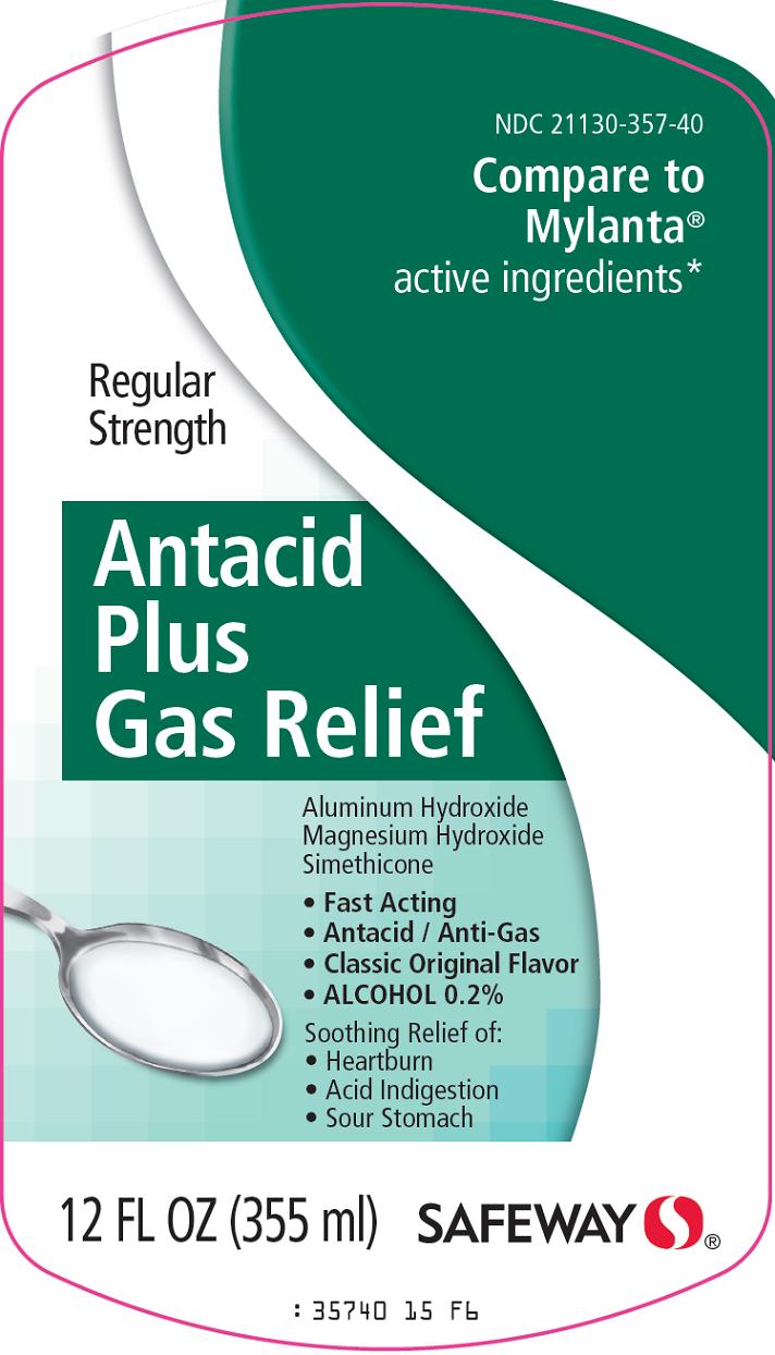 Antacid Plus Gas Relief Front Label