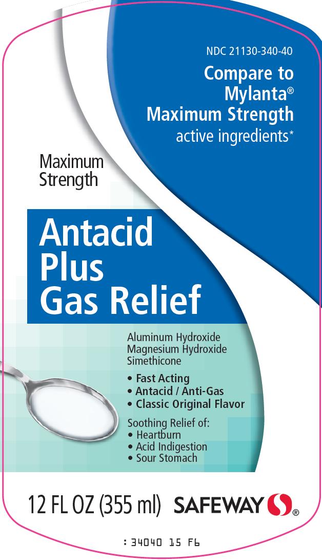 Antacid Plus Gas Relief Front Label