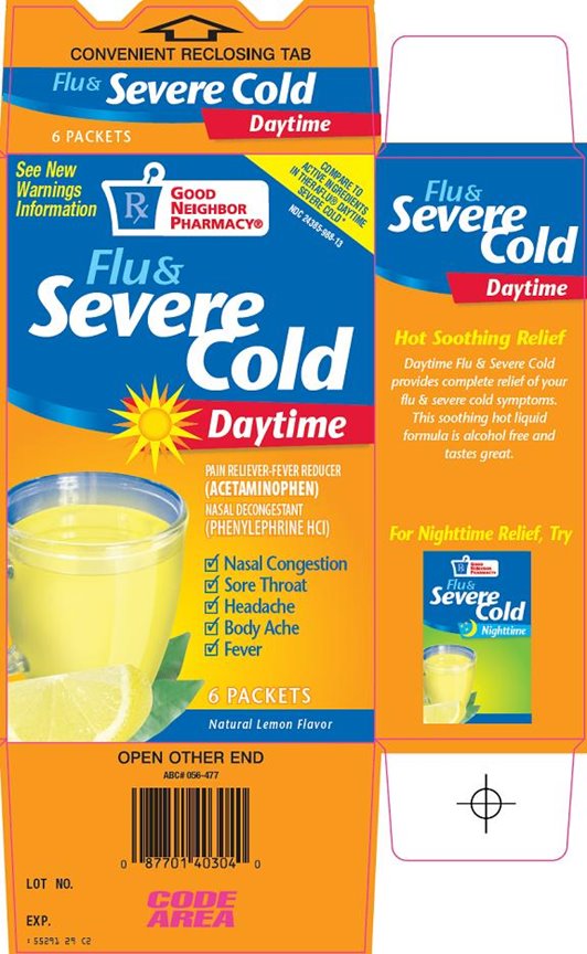 Flu and Severe Cold Daytime Carton Image #1