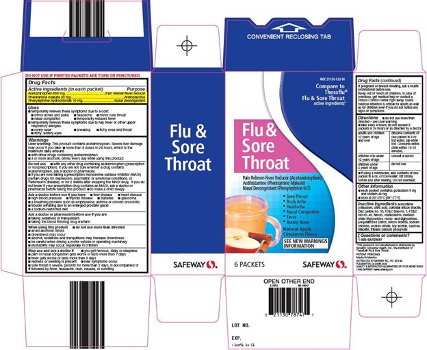 Flu and Sore Throat Carton