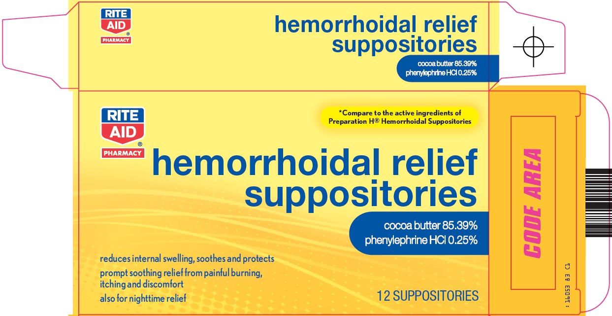 Hemorrhoidal Relief Suppositories Carton Image 1