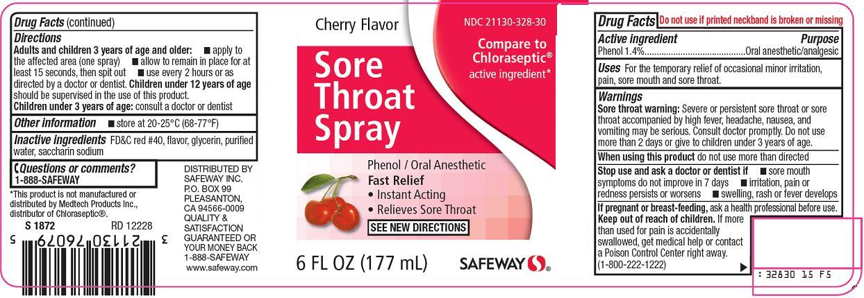 Sore Throat Spray Label Image