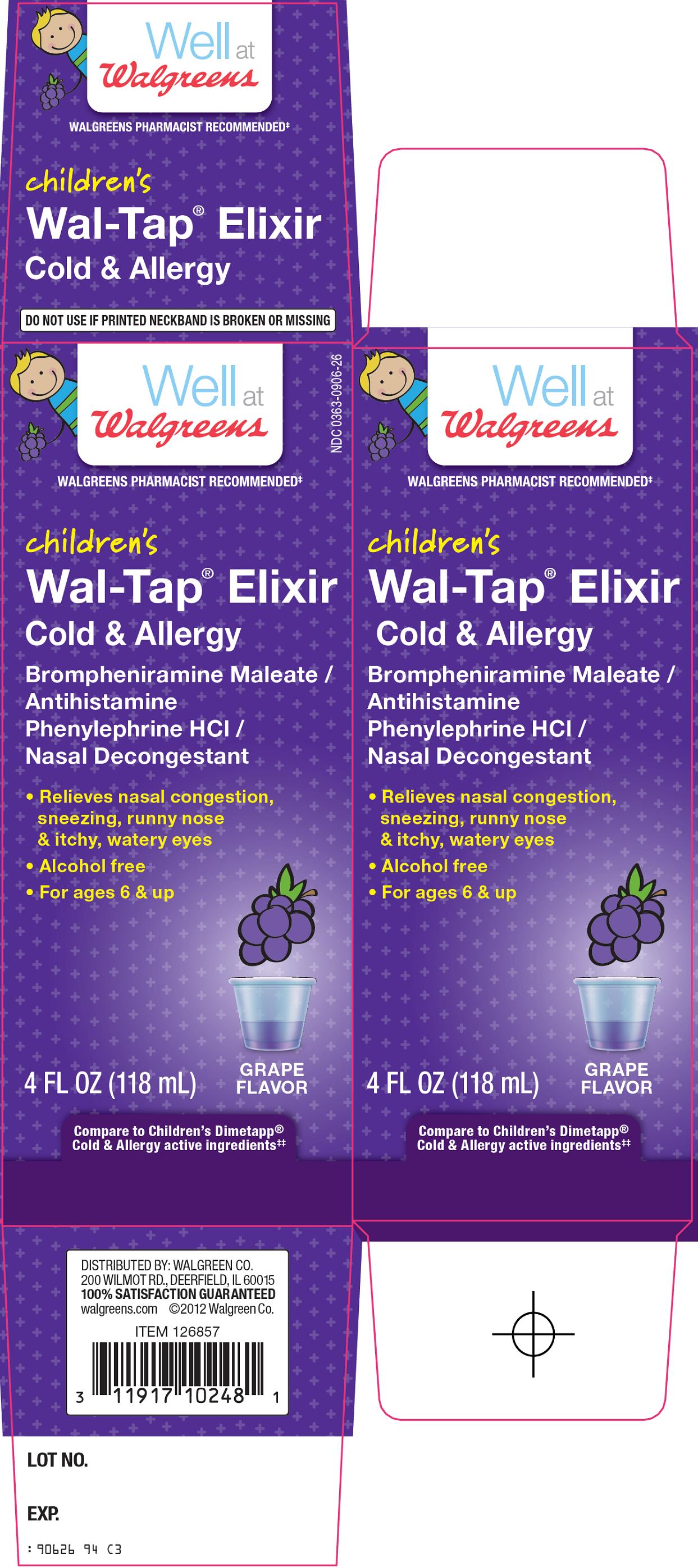 Children's Wal-Tap Elixir Carton Image 1