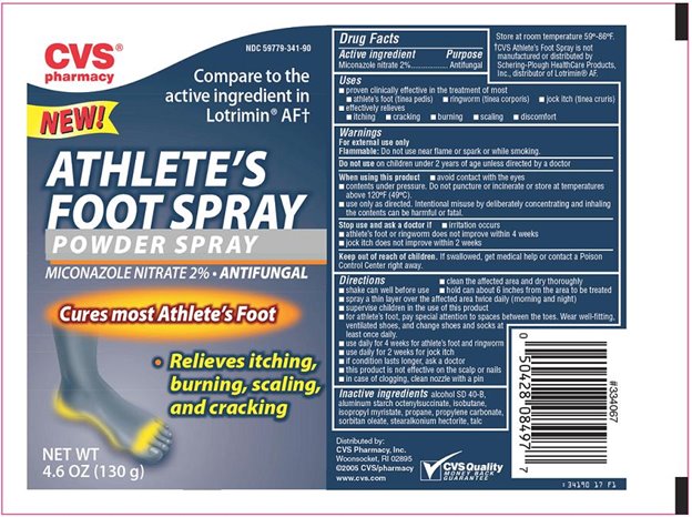 Athlete's Foot Spray Label