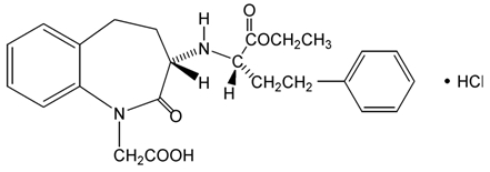 Benazepril Hydrochloride Structural Formula