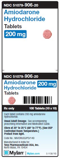 Amiodarone Hydrochloride 200 mg Tablets Unit Carton Label