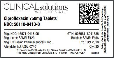 Ciprofloxacin 750mg tablet 30 count blister card