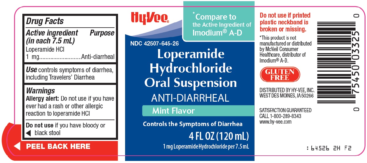 Hy Vee Loperamide Hydrochloride Oral Suspension Image 1