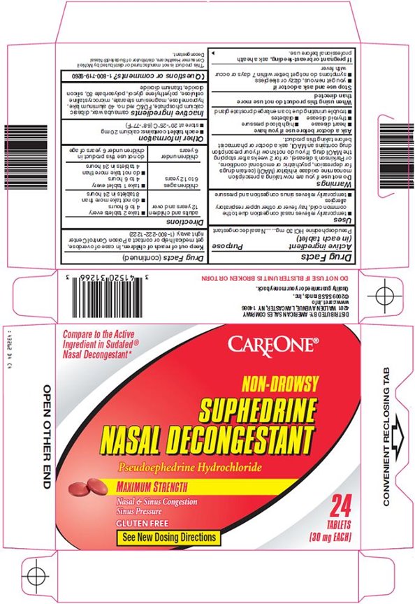 Suphedrine Nasal Decongestant Carton