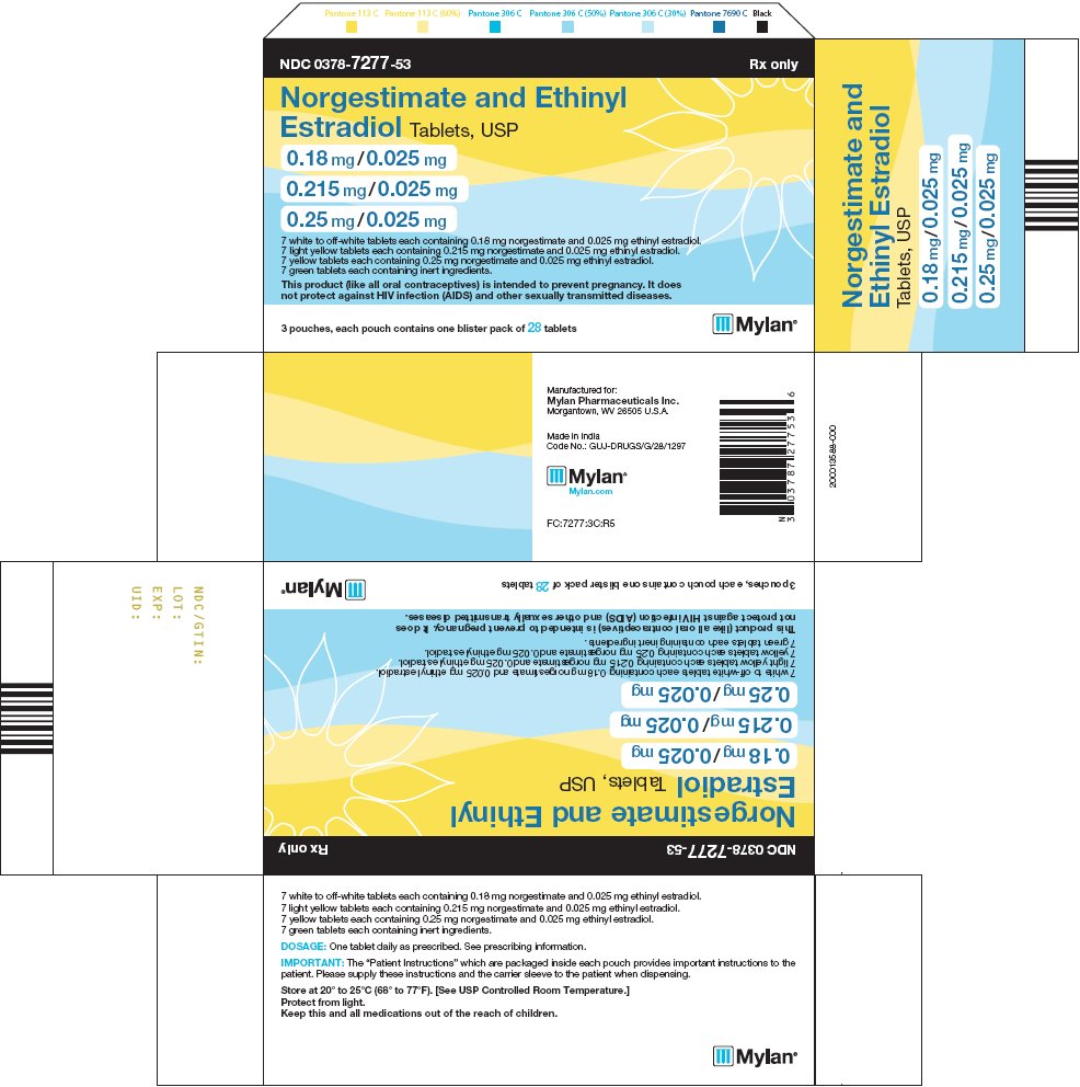 Norgestimate and Ethinyl Estradiol Tablets, USP Carton Label
