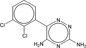 Lamotrigine Structural Formula