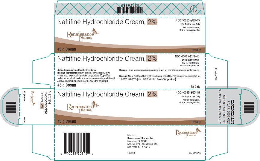 Naftifine Hydrochloride Cream 2% Carton Label