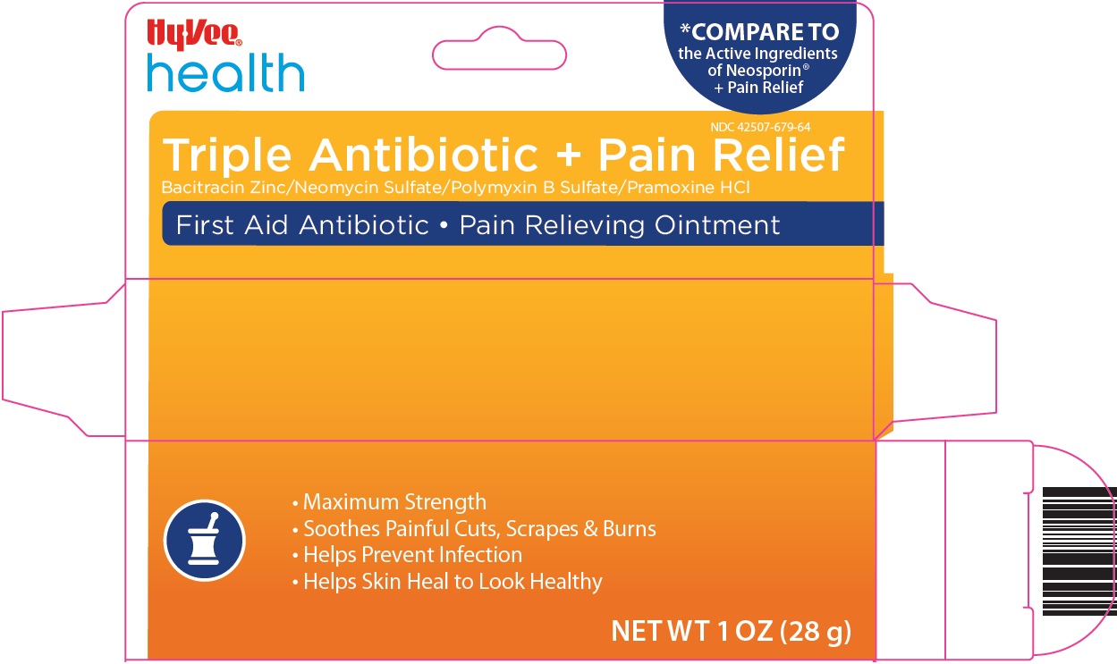 HyVee Triple Antibiotic + Pain Relief image 1