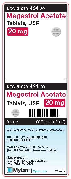 Megestrol Acetate 20 mg Tablets Unit Carton Label