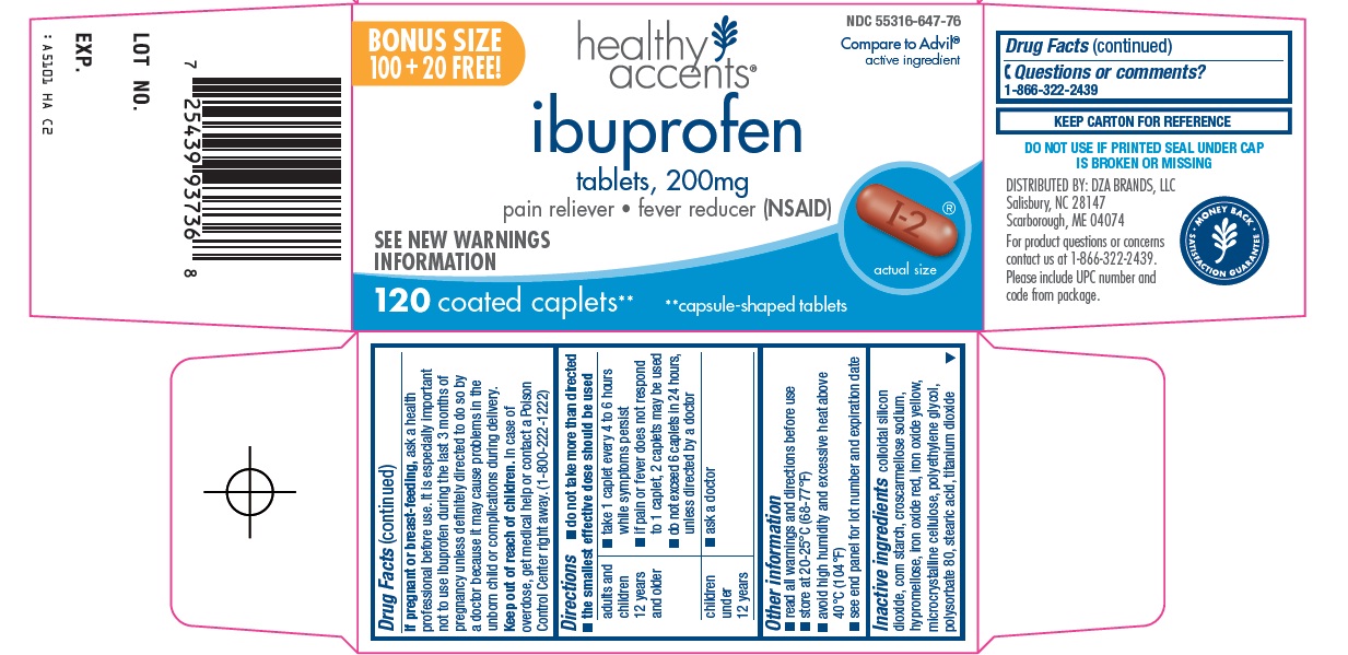 Healthy Accents Ibuprofen Tablets Image 1