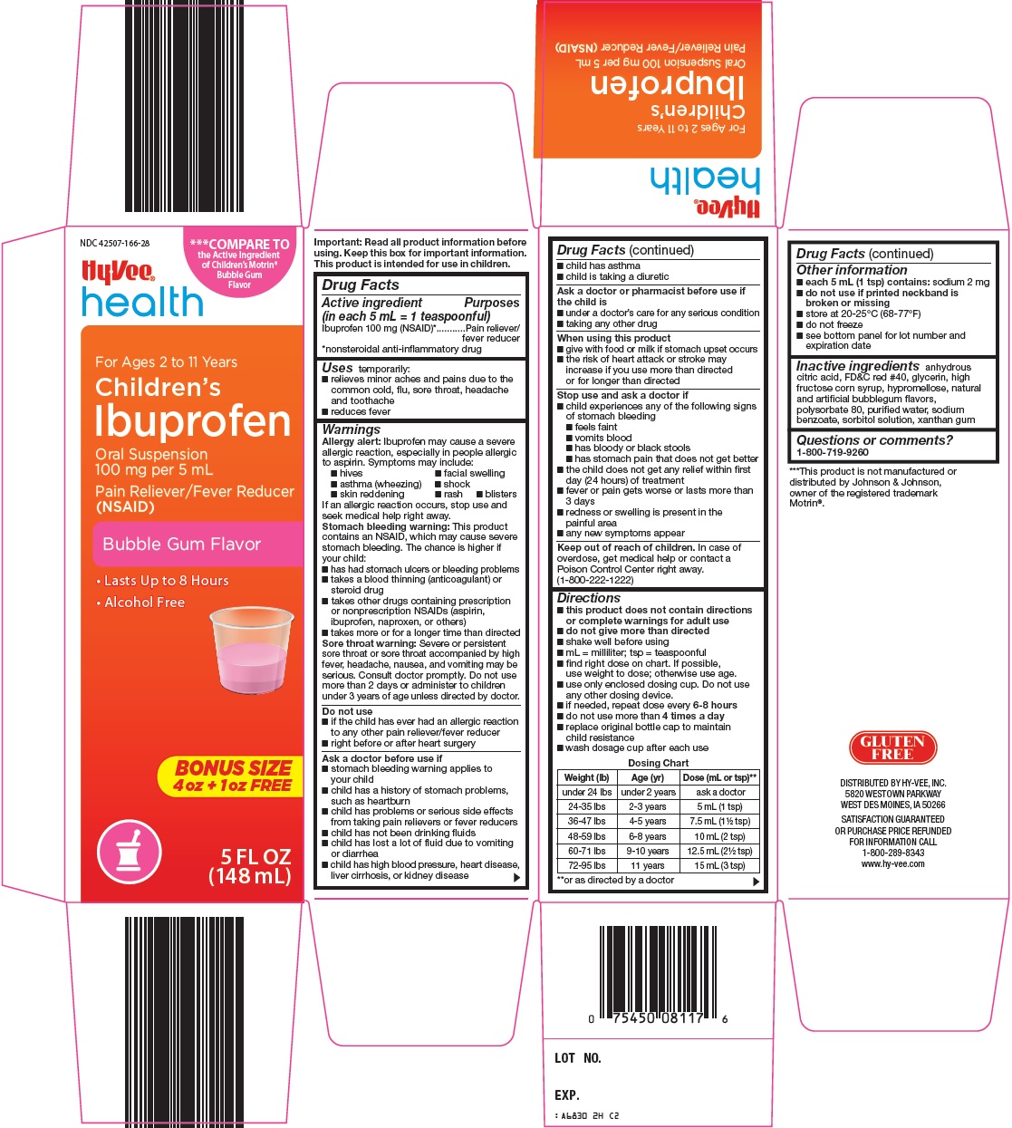 HyVee Health Children's Ibuprofen image