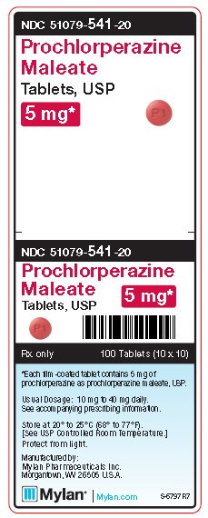 Prochlorperazine Maleate 5 mg Tablets Unit Carton Label