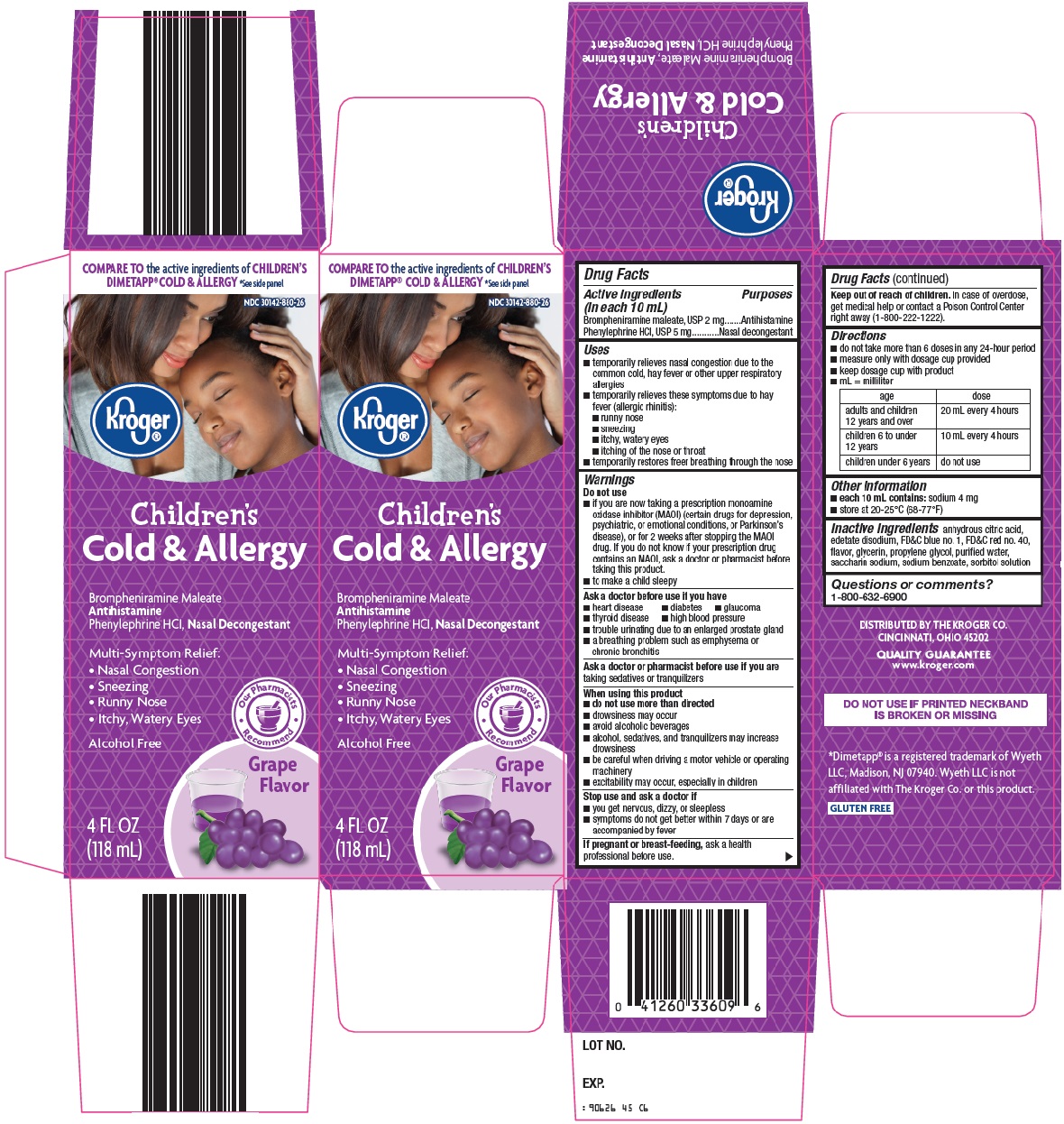 Kroger Children's Cold & Allergy