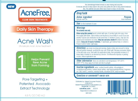 AcneFree -  Daily Skin Therapy - Acne Wash - 4.8 FL OZ (142 mL)