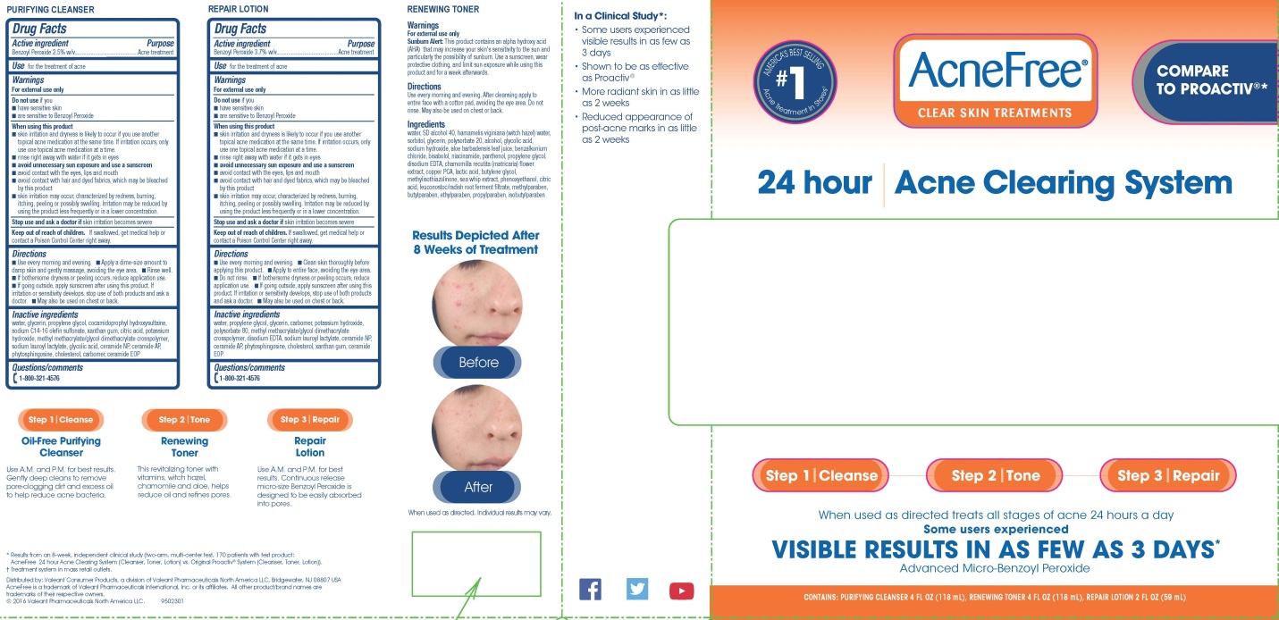 AcneFree 24 hour Acne Clearing System - Carton