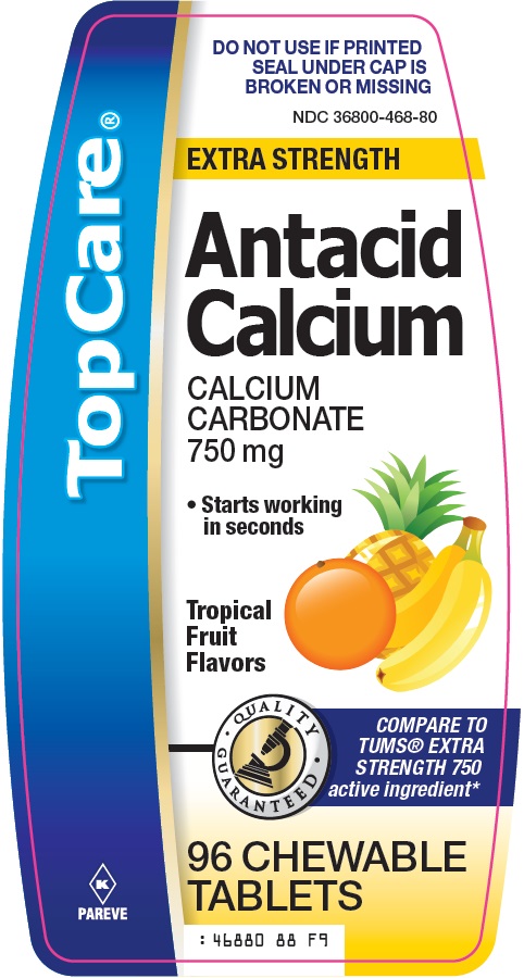 Antacid Calcium Front Label