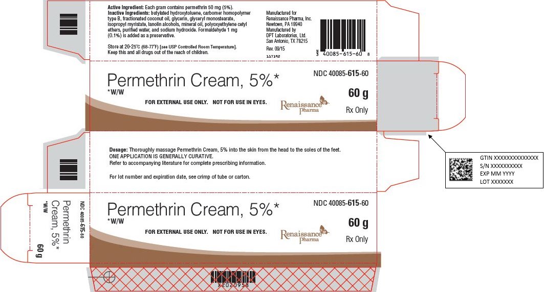 Permethrin Cream 5% Carton Label