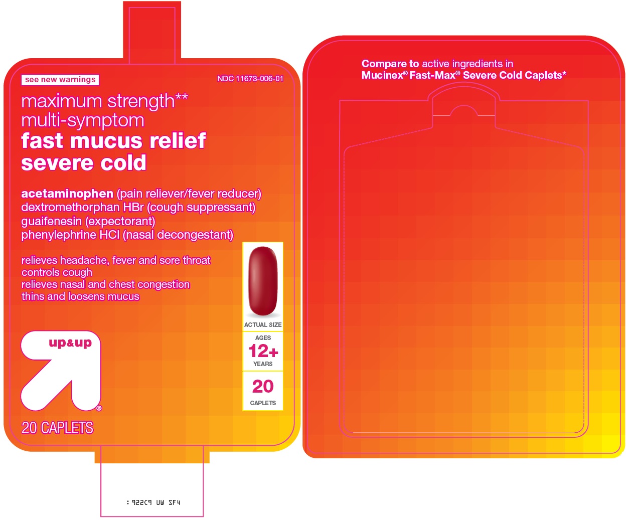 Up & Up Fast Mucus Relief Severe Cold Image 1