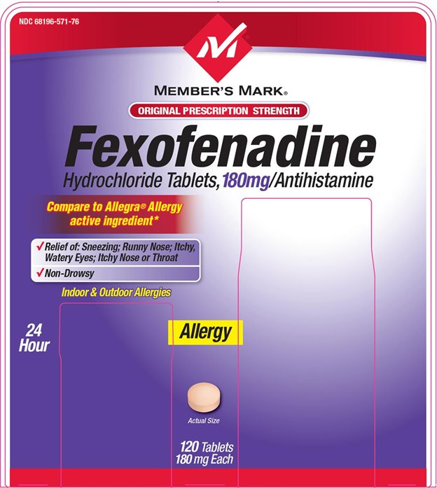 Fexofenadine Hydrochloride Tablets, 180mg Package Image 1