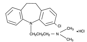 Clomipramine HCl Structural Formula