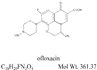 Ofloxacin Structural Formula
