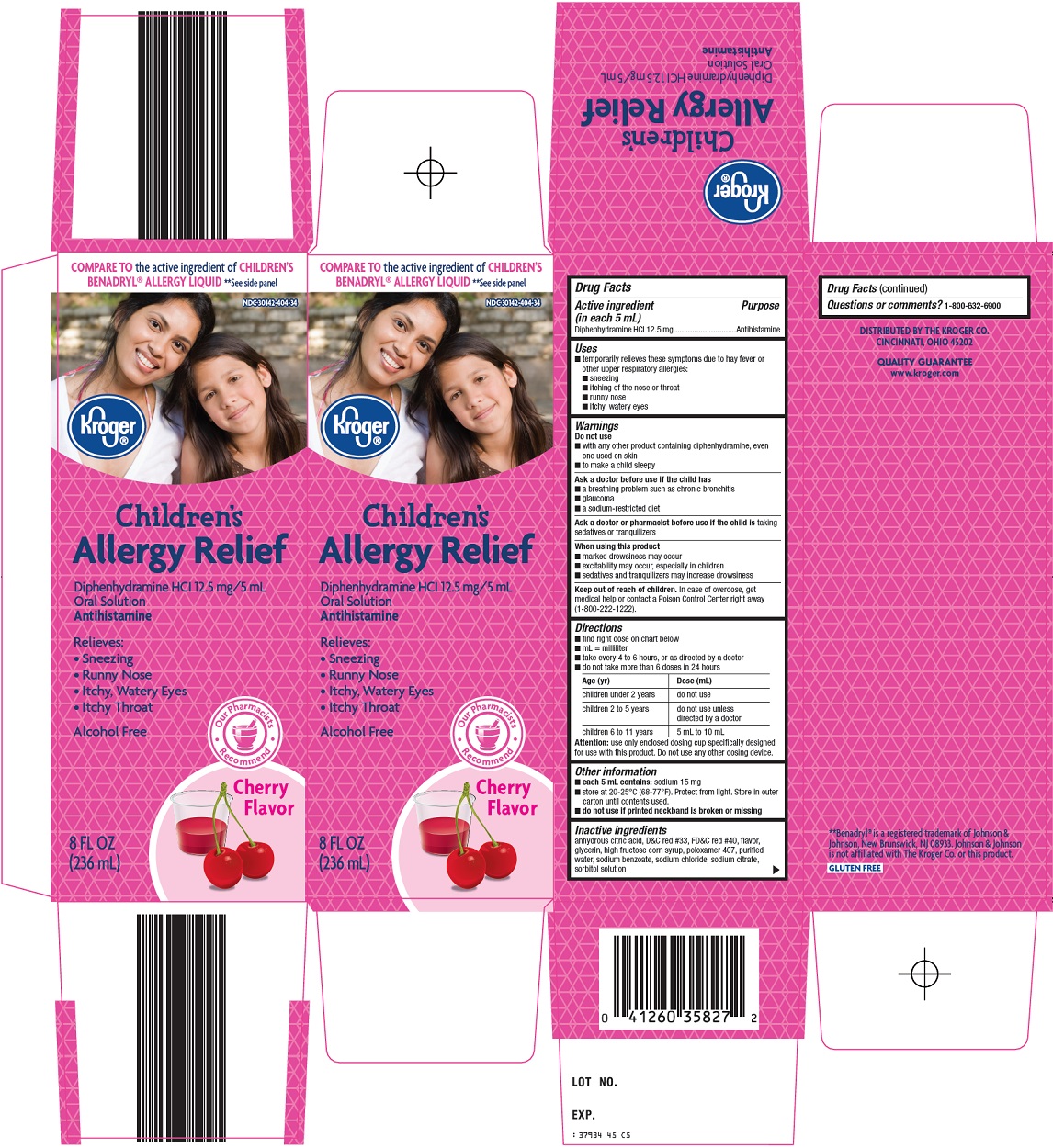 Children's Allergy Relief Carton Image