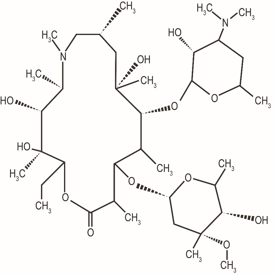 azithromycin chem structure