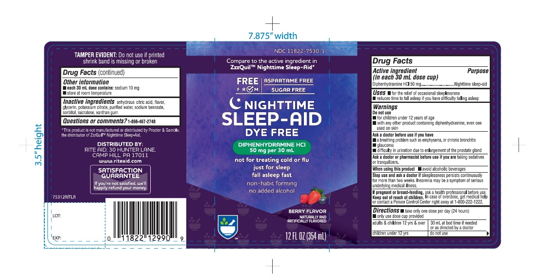 Rite Aid Nighttime Sleep Aid Diphenhydramine HCL