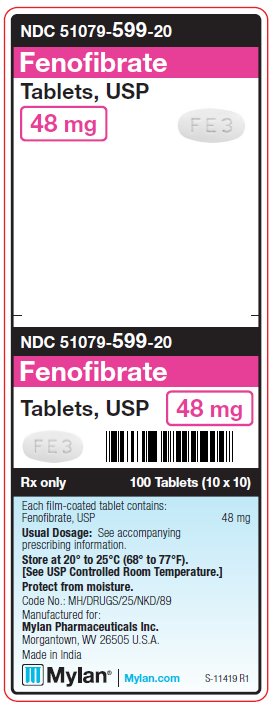 Fenofibrate 48 mg Tablets Unit Carton label