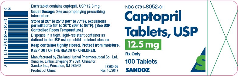 Captopril Tablets  12.5 mg - 100 tablets