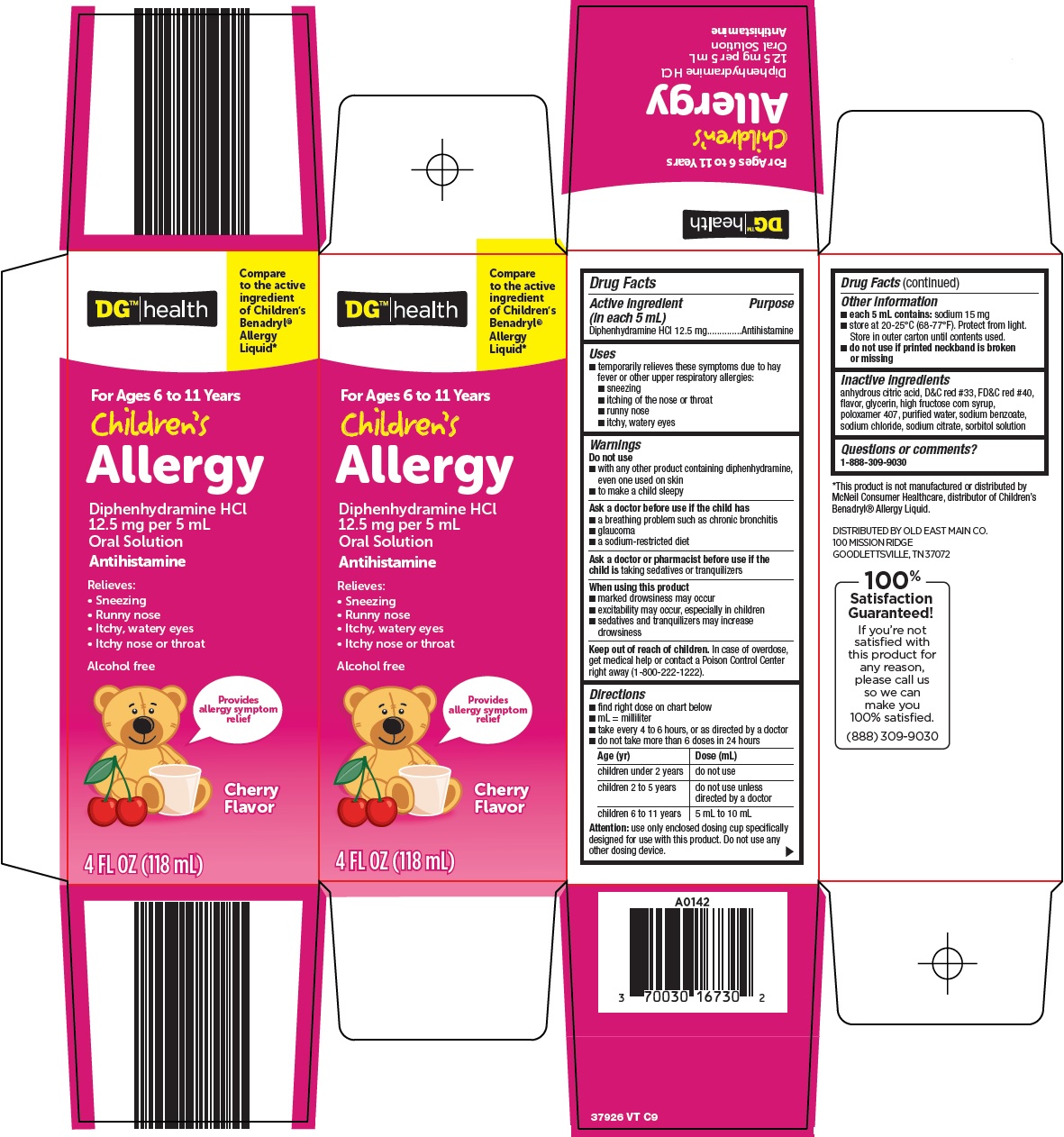 Children's Allergy Carton