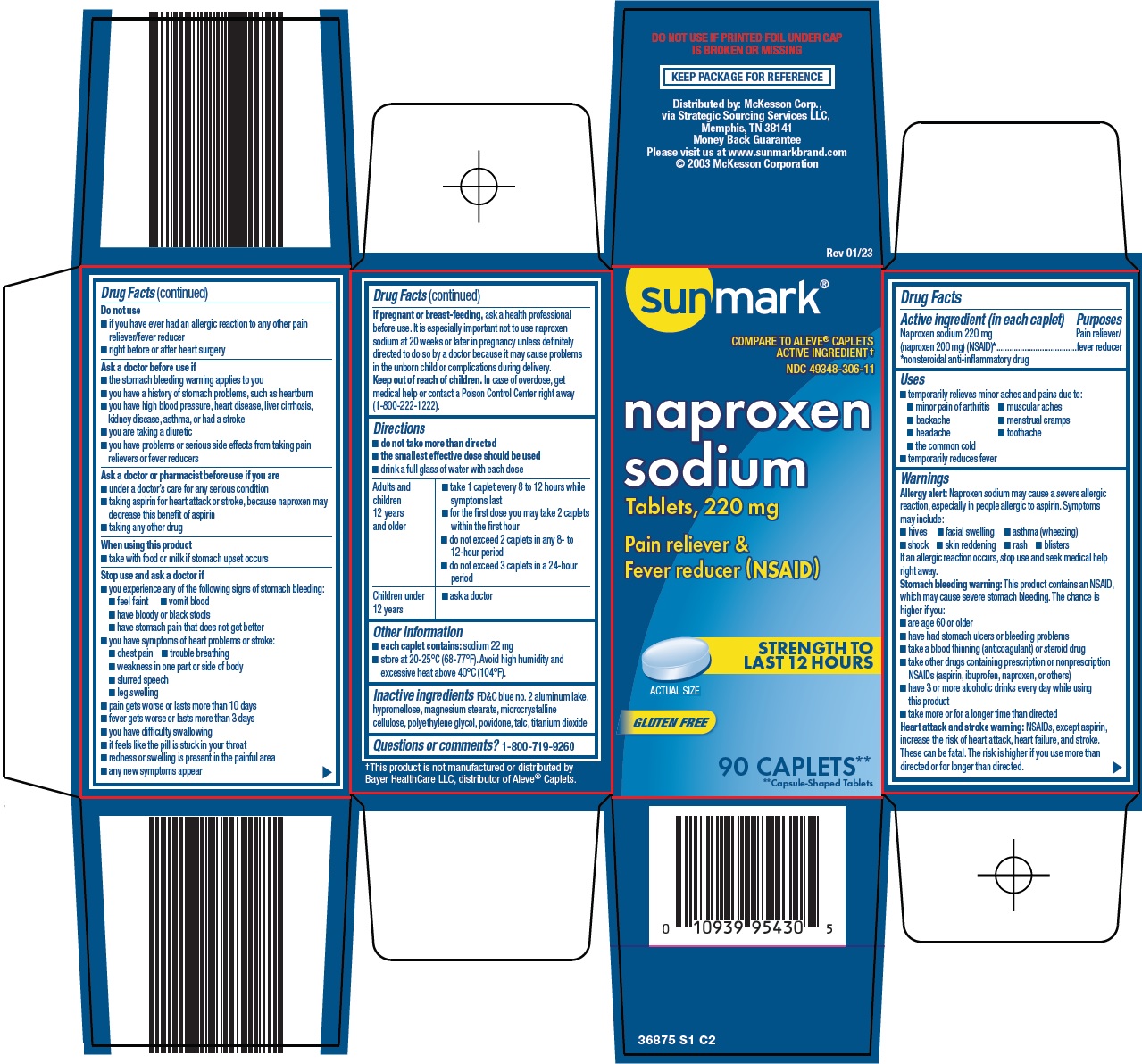 Naproxen Sodium Tablets, 220 mg Carton