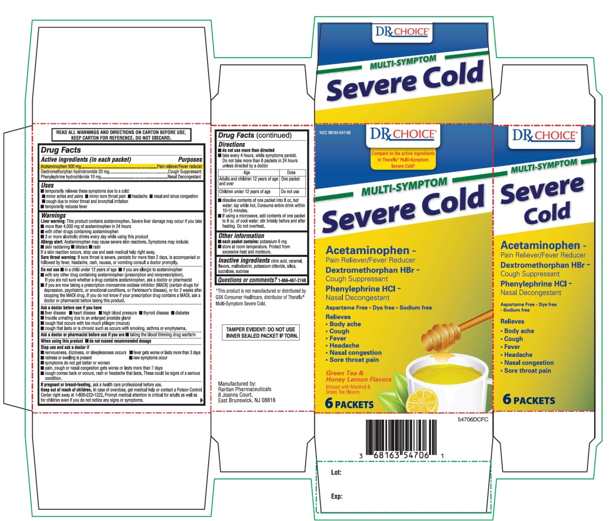 Multi Symptom Severe Cold Acetaminphen