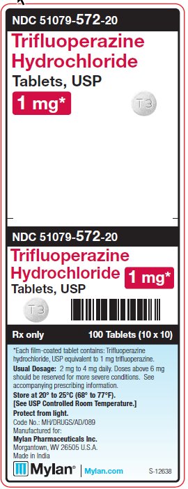 Trifluoperazine Hydrochloride 1 mg Tablets Unit Carton Label