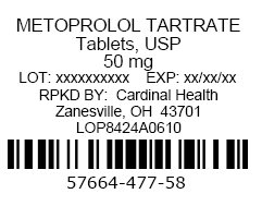 Metoprolol Tartrate 50 mg blister