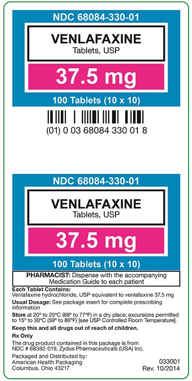 Venlafaxine Tablets, USP 37.5 mg