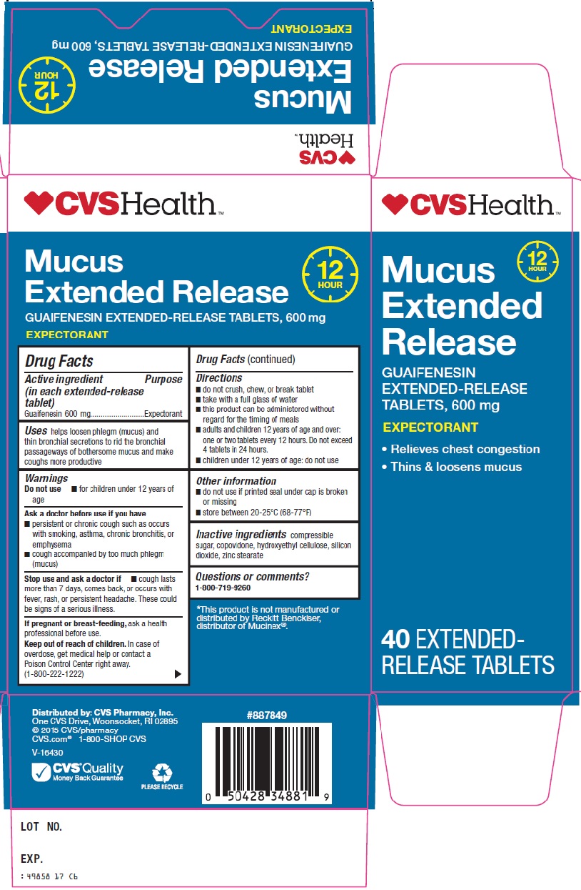 CVS Pharmacy Mucus Extended Release Image 2
