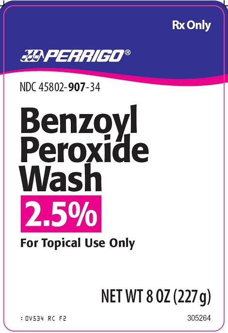 Benzoyl Peroxide Wash 2.5% Front Label