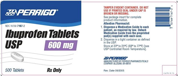 Ibuprofen Tablets USP Label