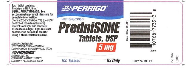 Prednisone Tablets, USP - 100 Tablets Label