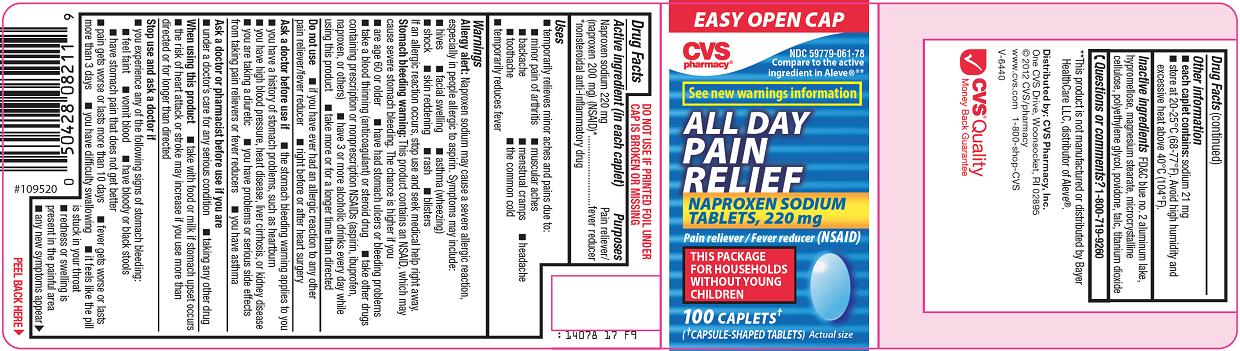 All Day Pain Relief Label image 1