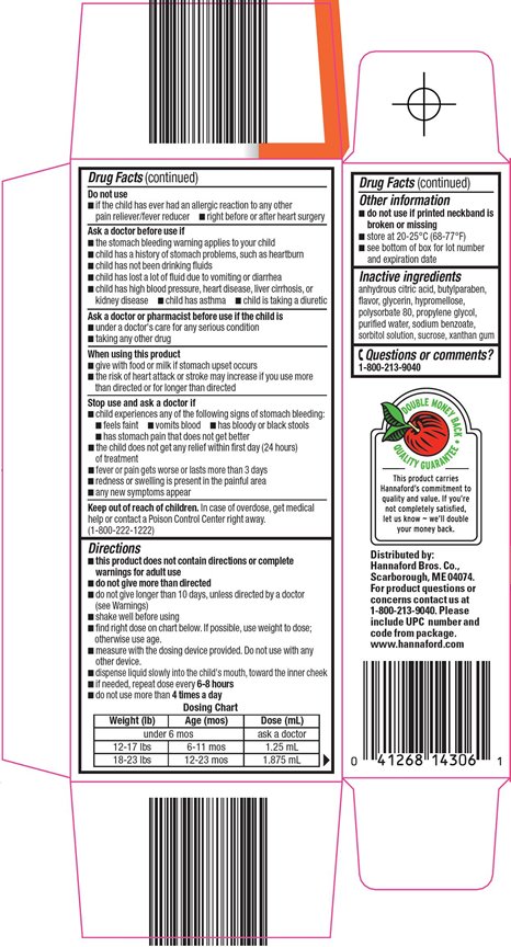 Ibuprofen Oral Suspension Carton Image 2