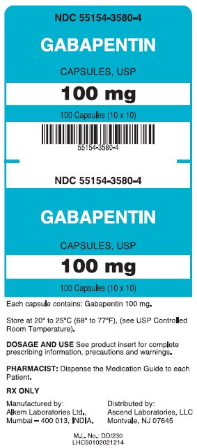100 mg carton label