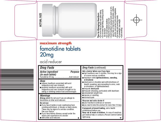 Famotidine Tablets, 20mg Carton Image 2