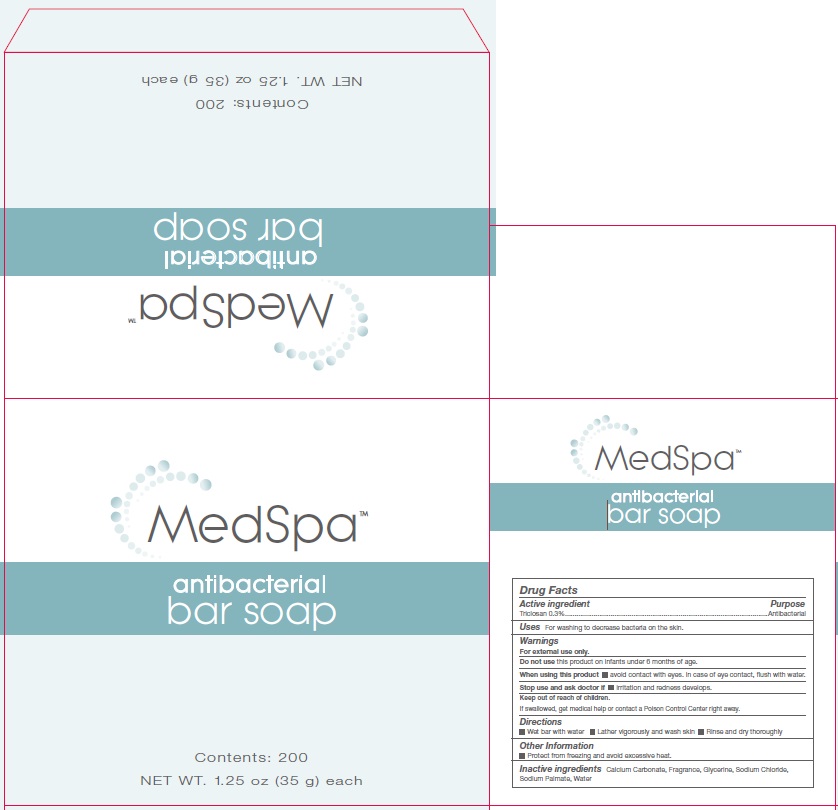 MedSpa Antibacterial bar soap drug facts